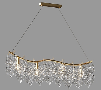 Bronze Chandelier Metal Chandelier Balcony Study Room Atmospheric Round Dining Room Living Room Hotel Retro Light Luxury Designer Nordic Bedroom Bar Personality 3d model