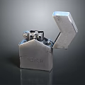 Lighter Mechanical Lighter Kerosene Lighter Windproof Lighter Realistic 3d model