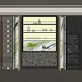 Luxurious Modern Wine Cabinet With Multi Tiered Racks Lighting Marble Accents And Drawers