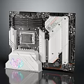 High Performance Motherboard With CPU Socket VRM Heatsink And Aesthetic RGB Lighting
