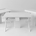 Modern Experiment Table Student Experiment Table 3d model