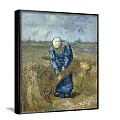 Oil Painting Of Man With POSTES Hat Dark Uniform And Beard For Interior Decor