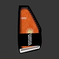 Aloha Black And Red Stringed Musical Instrument With Stylish Design For Daily Use