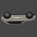 Silver Modern SUV With Sleek Exterior Stylish Front Grille And Alloy Wheels