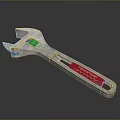 Pipe pliers vise bench vise wrench tool hardware tool processing tool furniture 3d model