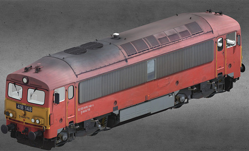 Modern Train 3d model