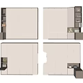 Modern Light Toned Wardrobe Design With Multiple Doors Drawers Open Shelves And Integrated Lighting