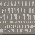 Collection Of Decorative Lines With Various Shapes And Design Styles