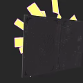 Fantasy Game Movie Character With Mechanical Claw Holding Golden Ring And Glowing Fragments Around Open Book