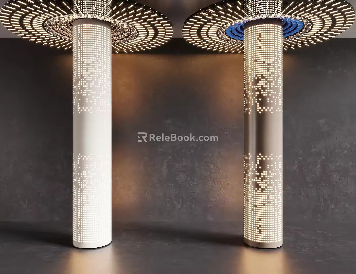 Modern Column Shaped Column 3d model
