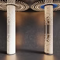 Modern Column Shaped Column 3d model