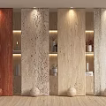 Natural Stone Feature Walls With Different Textures Colors And Decorative Ornaments