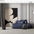 Modern Lazy Sofa Panamanian Sofa 3d model