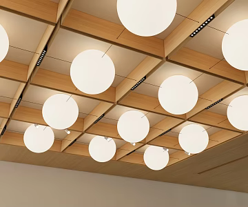 Modern Ceiling Tooling Ceiling Restaurant Ceiling 3d model