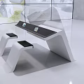 Modern all-in-one machine simple technology all-in-one machine touch screen display 3d model