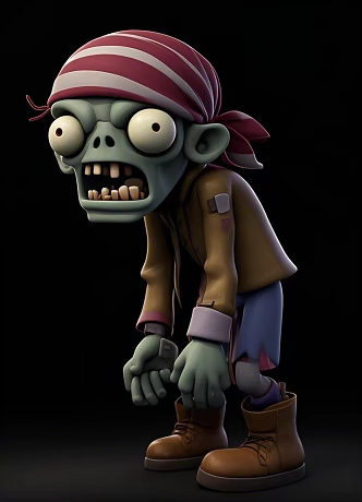 Plants vs Zombies 3d model