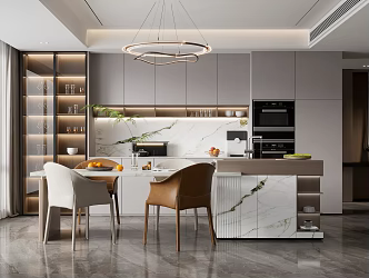 Modern Restaurant Home Restaurant 3d model