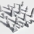 Traditional Stone Wood Tower Sculpture Models In Various Shapes And Designs
