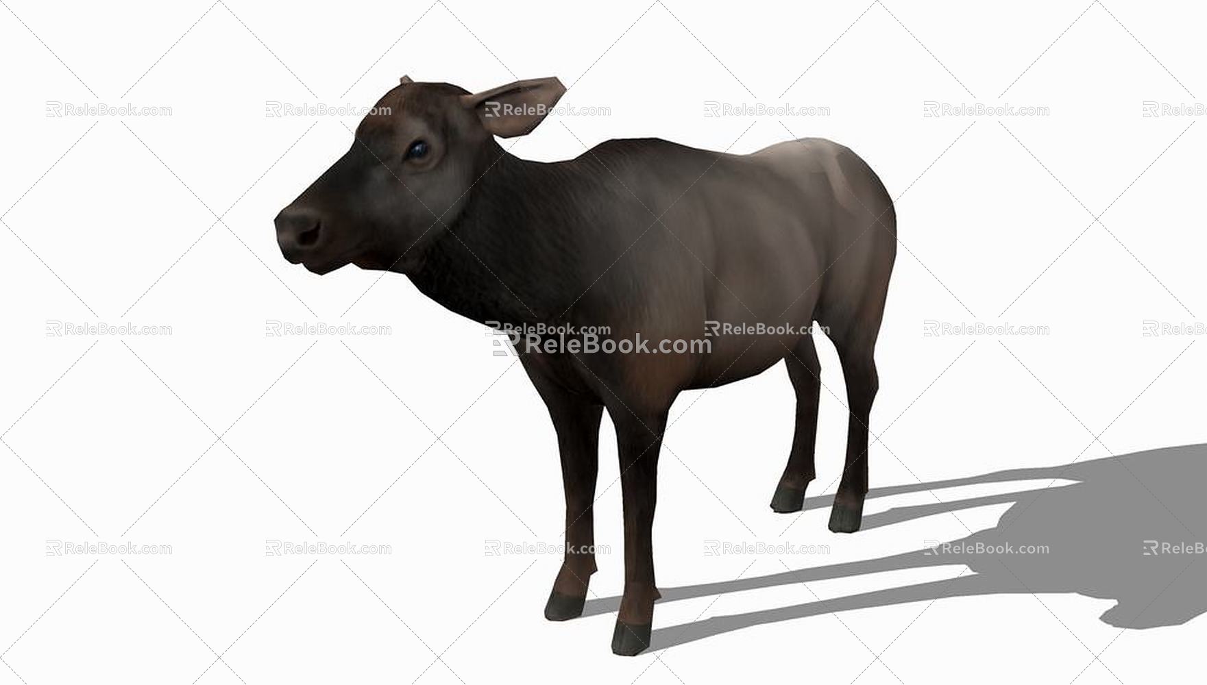 Modern Cattle Animal Cow 3d model