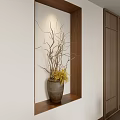 Modeling background wall 3d model