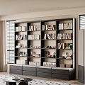 Modern Bookshelf Design With Multiple Shelves Books Decorative Items And Storage Solutions