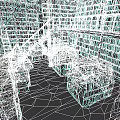 Modern Bookstore Bookshelf Bookstore Antique Bookshelf Classical Bookshelf 3d model