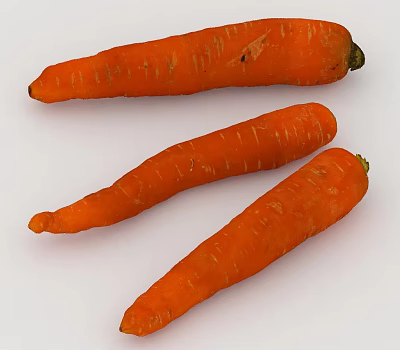 carrot food 3d model