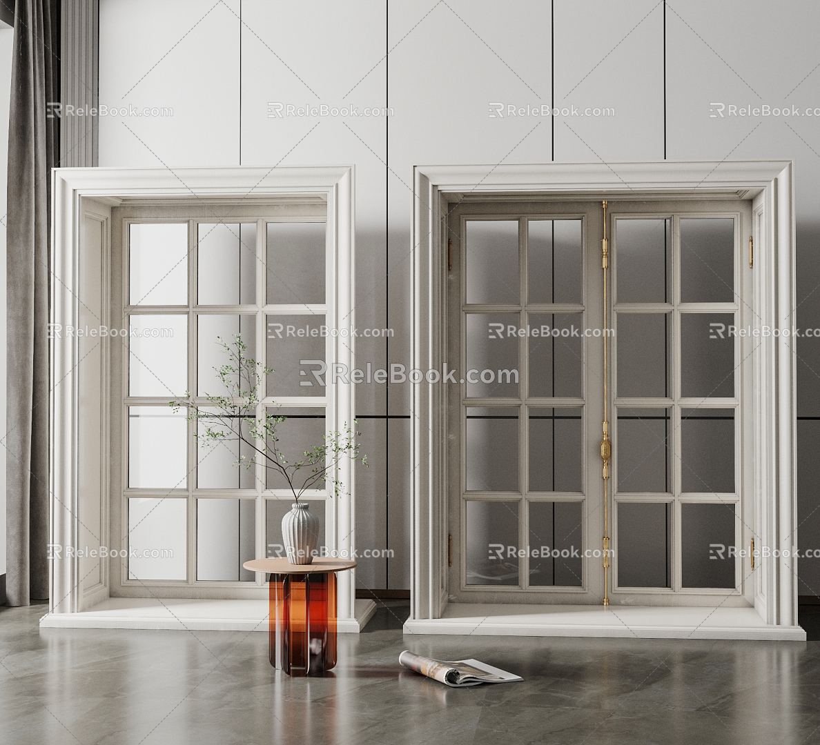 Jane Europe Bay Window Bedroom Bay Window 3d model