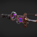 Cyberpunk Sword Steampunk Sword Science Fiction Sword Future High-tech Sword Low Face Number Low Model Simple Model Game Movie and TV Level Super Realism 3d model