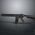 Modern Rifle MK Semiautomatic Rifle Combat Rifle 3d model