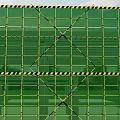 Green Construction Scaffolding Safety Net Structure With 26.5 Meters Length