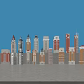 Various Modern And Classic Architectural Towers With Different Designs And Colors