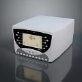 White Laboratory Device With EBS Digital Display Control Panel Buttons And Indicator Lights 3d model