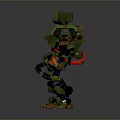 Mech Warrior Mech Soldier Machine Battlearm Mechanical Battlearm Machine Fighter Robot 3d model