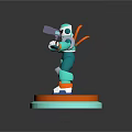 Modern Robot Mech Warrior Machine Battlearm Mechanical Battlearm Machine Warrior 3d model