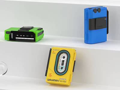 Digital Tape Digital Home Appliances 3d model