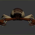 Realistic Scorpion With Large Pincers Segmented Body And Reflective Surface 3d model