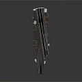Aircraft Carrier 3D Model With Gray Flight Deck And Red Bottom Structure