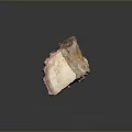 Natural Wooden Arbor Stump With Brown Green Surface And Artistic Texture