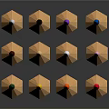Vibrant Assorted Colored Pencils With Sharpened Tips Standing On Dark Background