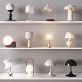 Reading Lamp Simple Table Lamp Desk Lamp Creative Mushroom Table Lamp 3d model