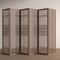 New Chinese Screen New Chinese Screen Partition 3d model