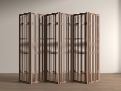 New Chinese Screen New Chinese Screen Partition 3d model