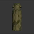 Camouflage Military Weapon With Cylindrical Shape Metal Top And Brown Pattern Design