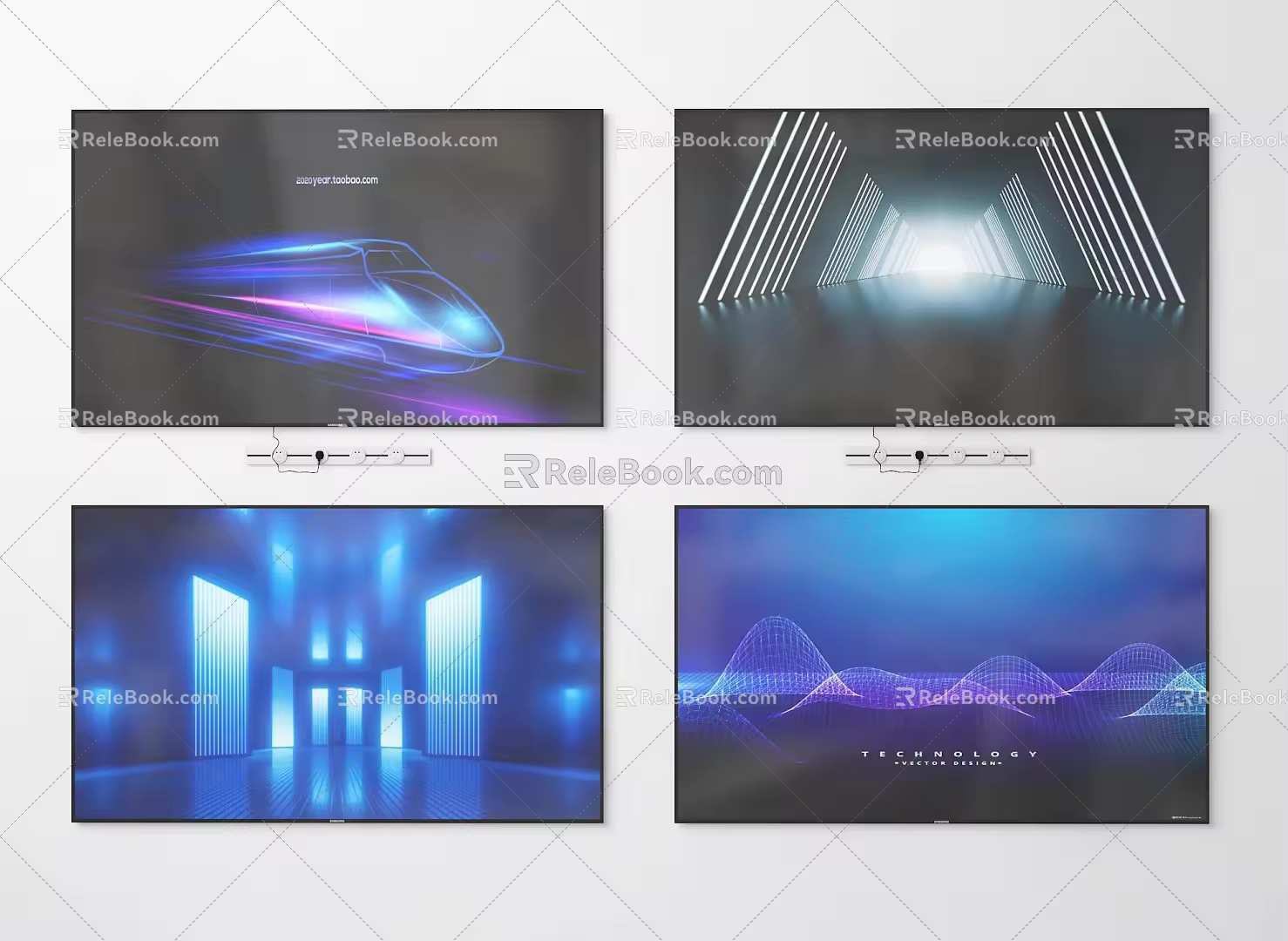 TV Screen TV Display 3d model