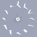 Swallow Clock 3d model