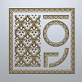 Traditional Carved Window With Intricate Floral Patterns And Ornate Frames