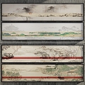 Chinese New Decorative Hanging Painting 3d model