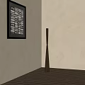 Art floor lamp 3d model
