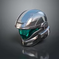 Sci-Fi Helmet Alien Helmet High Tech Helmet Game Helmet 3d model